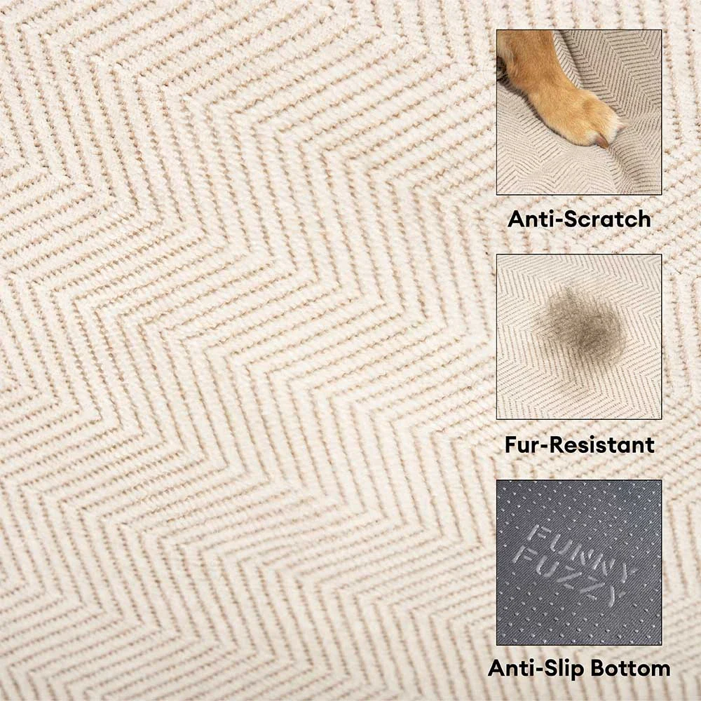 All-Season Chenille Dual-layer Removable Sponge Orthopedic Dog Bed With Pillow - Image 5