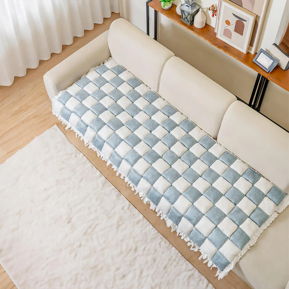 All-Season Plaid Pet Mat Scratch-Resistant Protector Couch Cover - Image 14