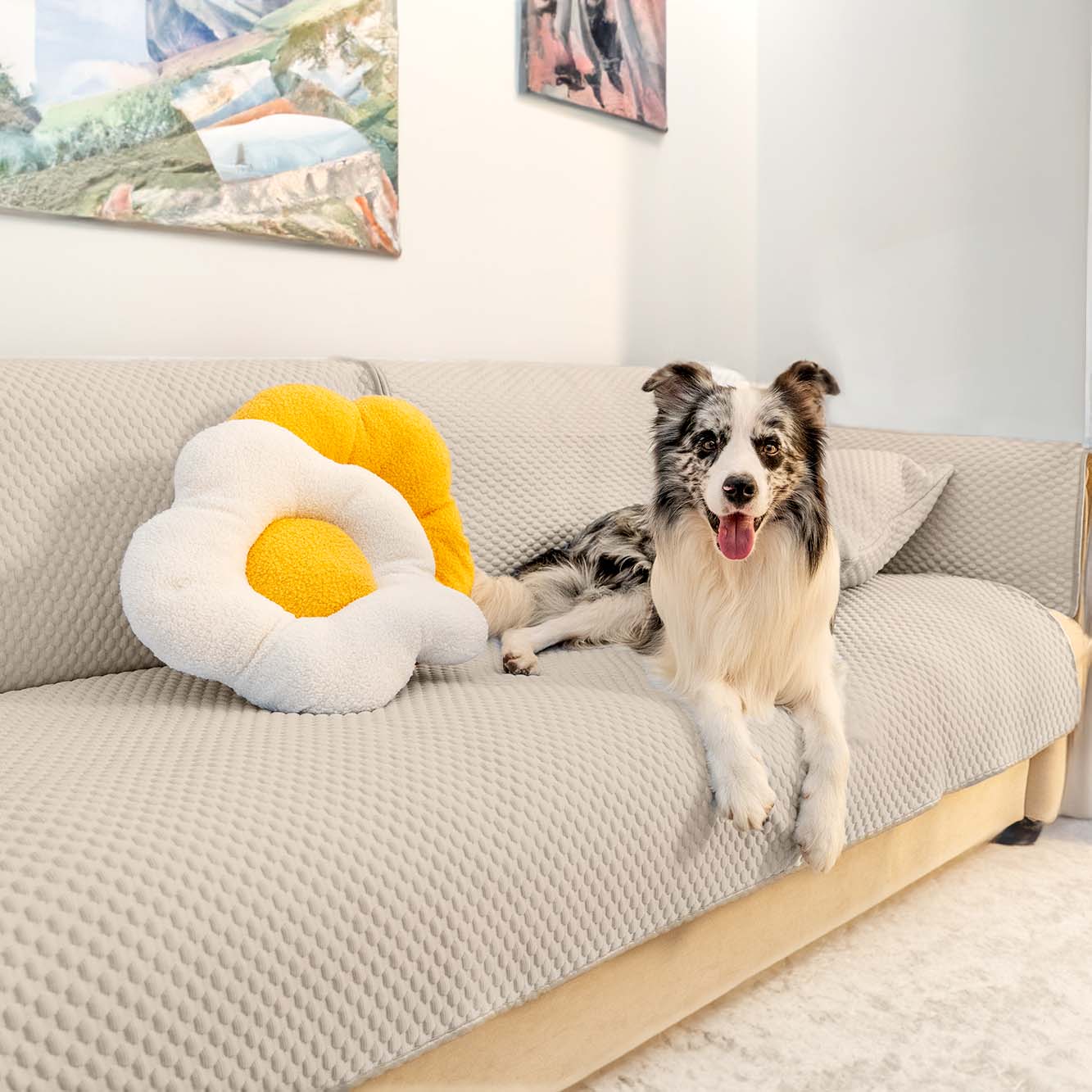 Anti-scratch Furniture Protector Washable Cooling Couch Cover - Image 13