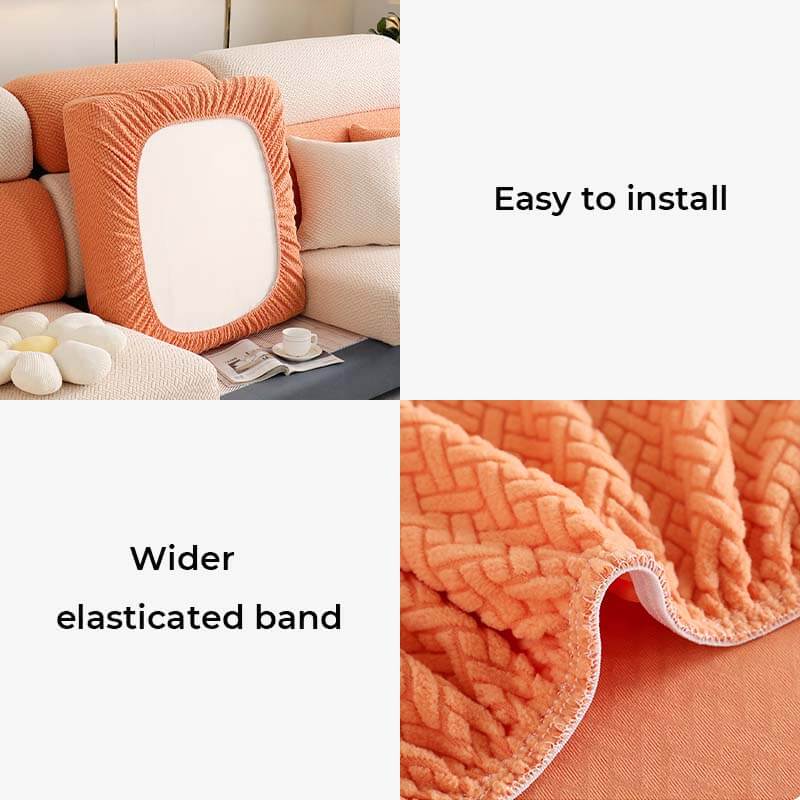 Colourful Fleece Sofa Cover Furniture Protector Couch Cover - Image 4