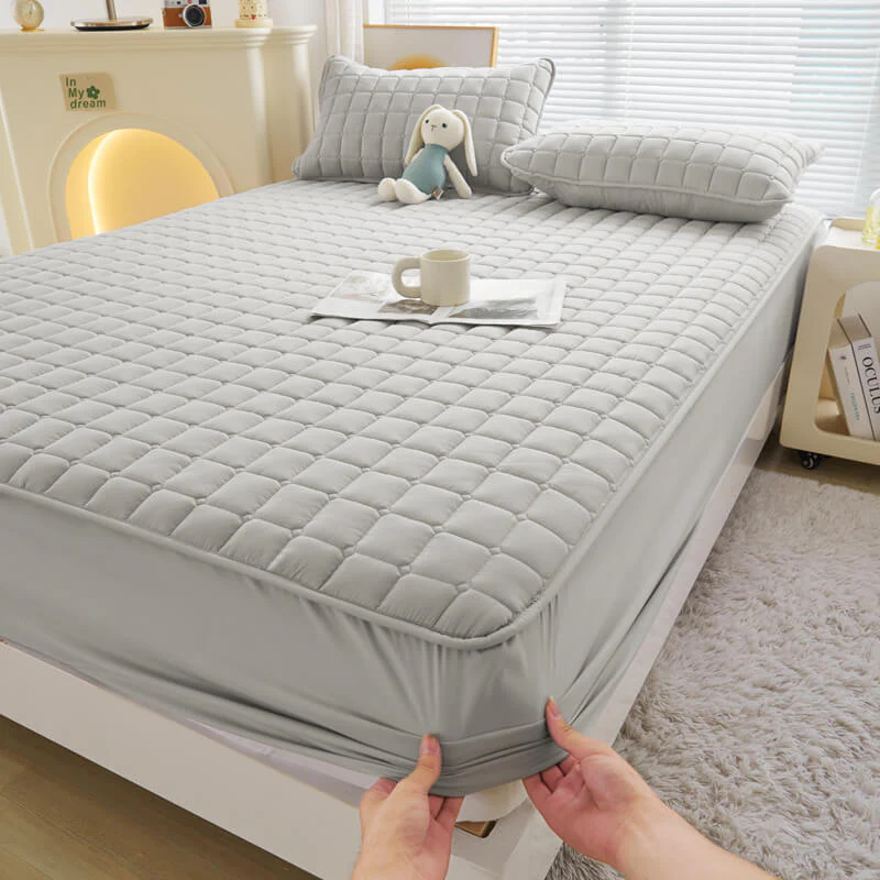 Comfort Encased Waterproof Fitted Sheet Mattress Cover - Image 3