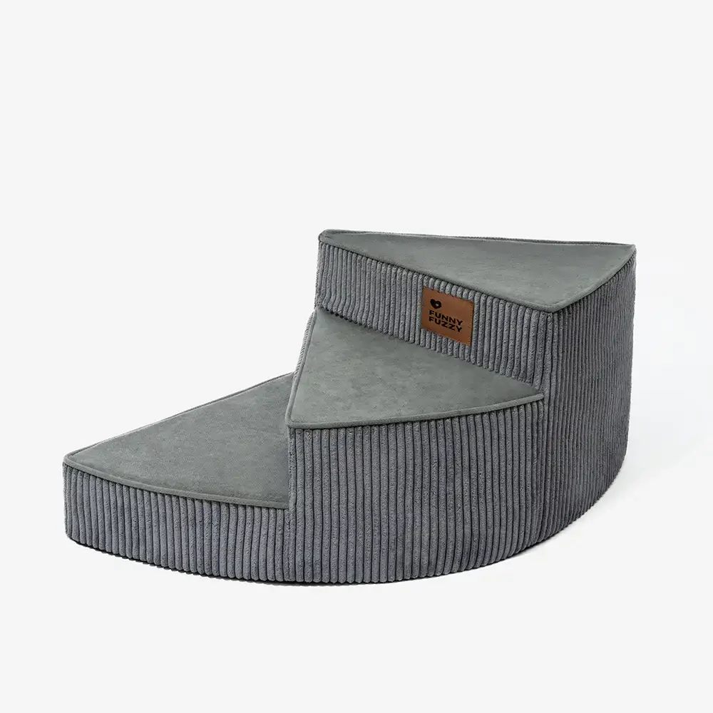 Cozy Corduroy Joint-Friendly Removable Spiral Pet Stairs - CreamyStep - Image 11