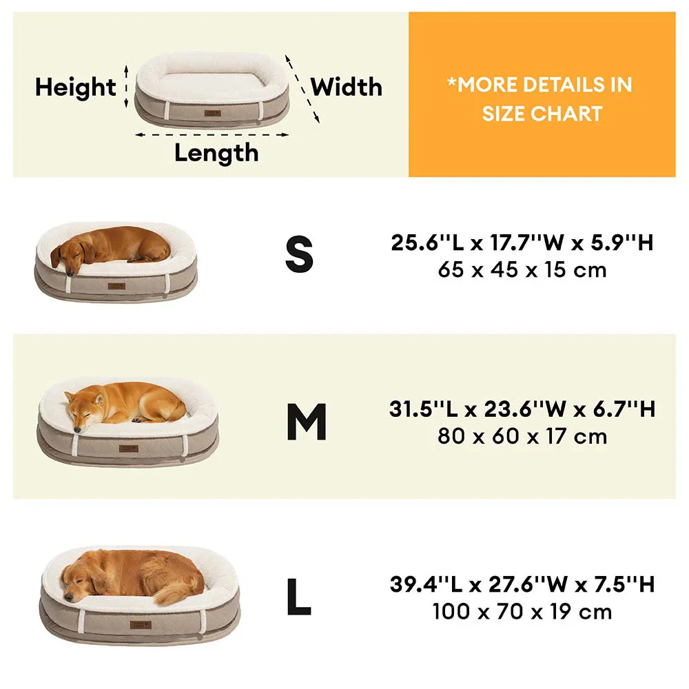 Deluxe Faux Leather & Plush Removable Orthopedic Donut Dog Bed - WarmNest - Image 8