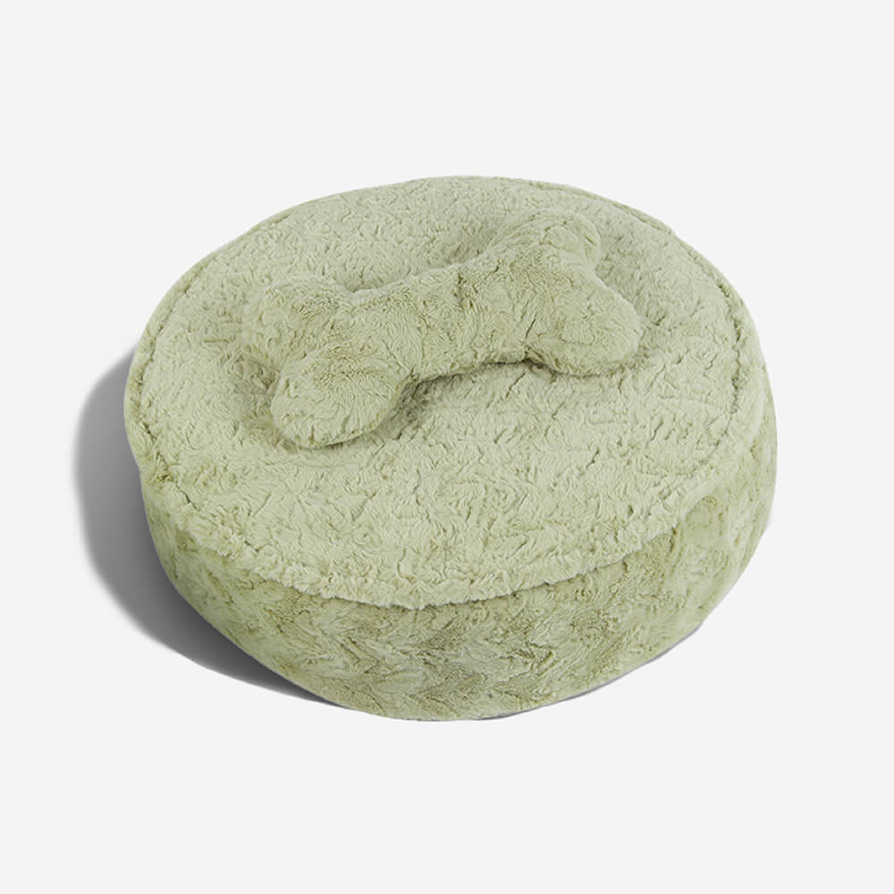 Warming Fluffy Bone Cloud Shape Calming Dog Bed - Image 15