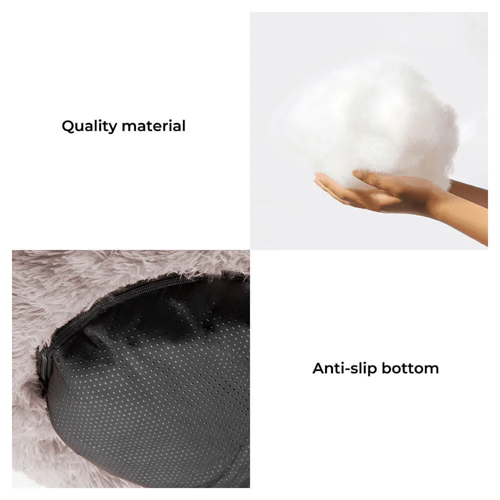 Fuzzy Round Fluffy Dog Bed - Image 8