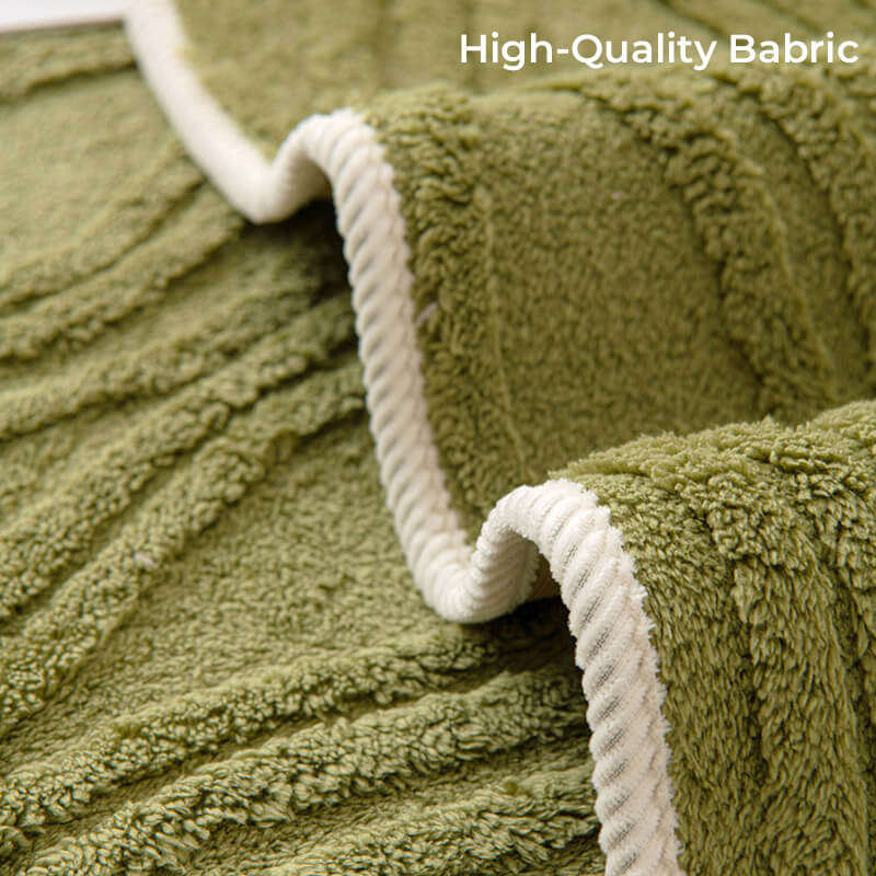 Elegant Grey Textured Non-Slip Thick Plush Couch Cover - Image 5