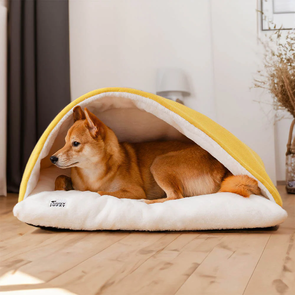 Extremely Soft Fuzzy Puppy Sleeping Bag Dog Bed - Image 5