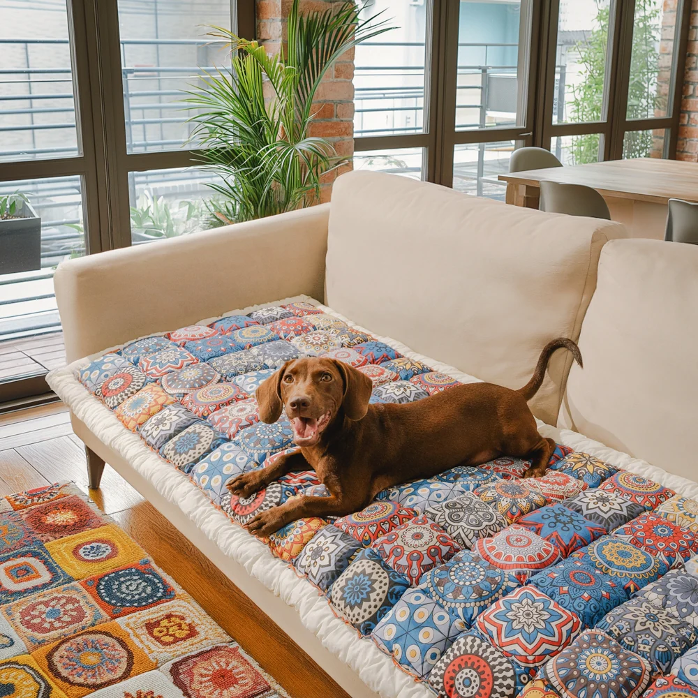 Garden Chic Cotton Protective Couch Cover - Image 15