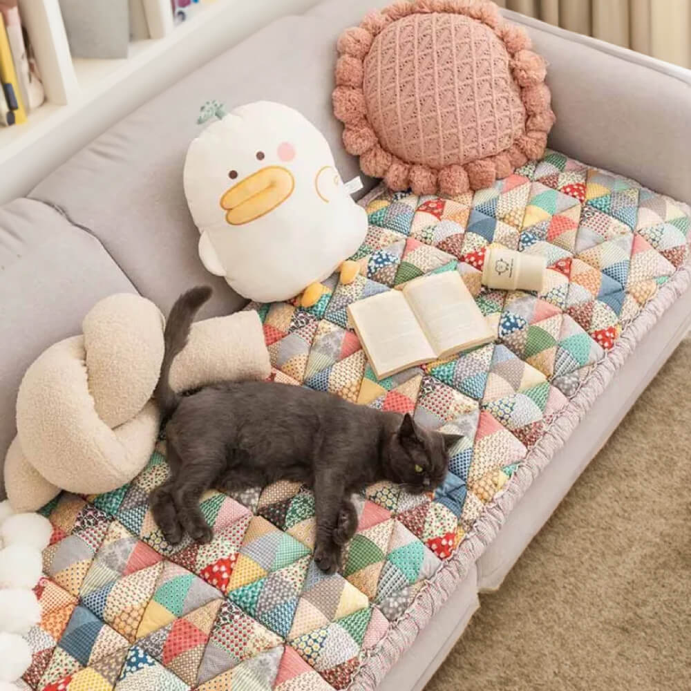 Garden Chic Cotton Protective Couch Cover - Image 28