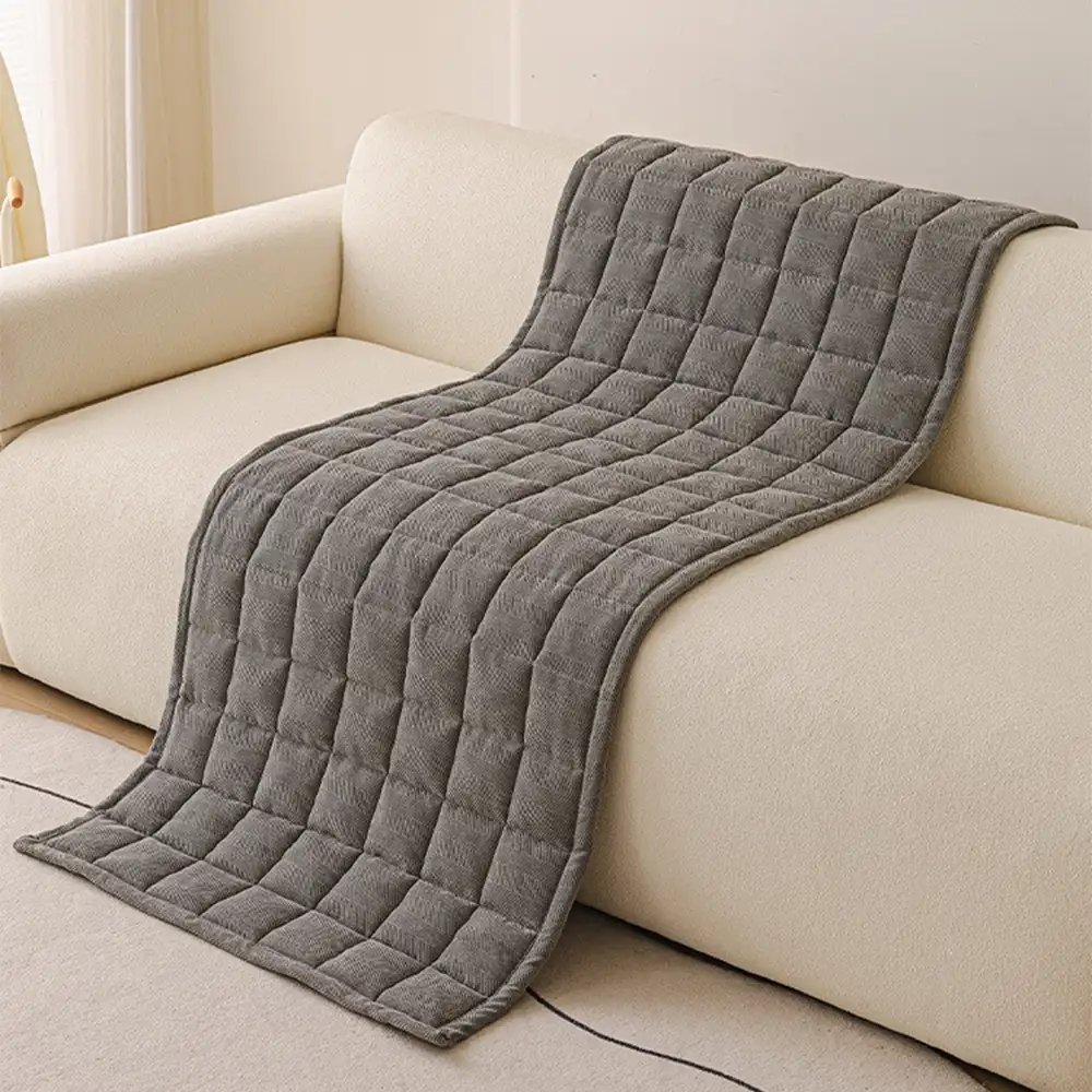 Herringbone Chenille Elegant Breathable Sofa Decoration Non-slip Couch Cover - Image 7