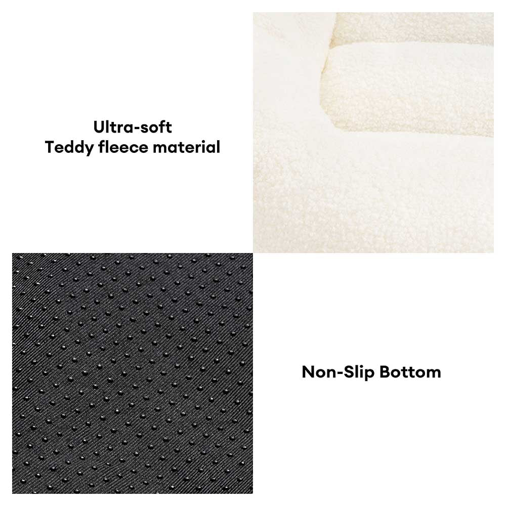 Large Soft Supportive Headrest Orthopedic Cat Bolster Bed - Cloudy Napper - Image 7