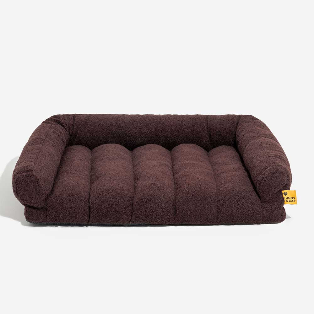 Large Soft Supportive Headrest Orthopedic Cat Bolster Bed - Cloudy Napper - Image 9