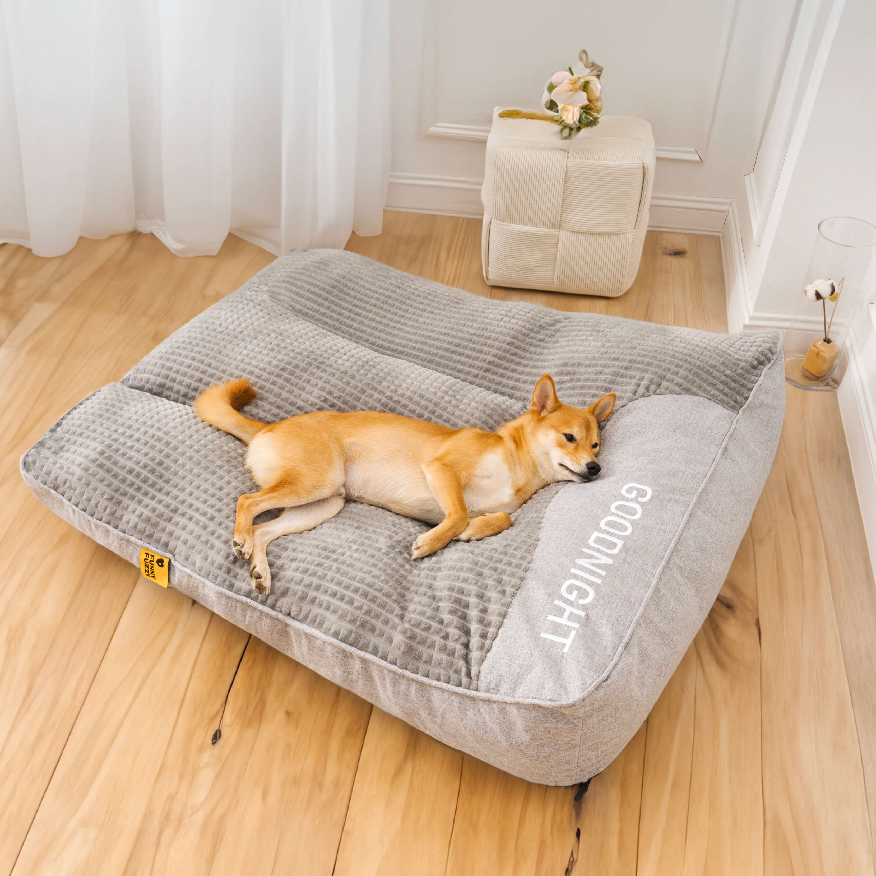Bed Cover - Large Thick Scratch-resistant Spine Protection Dog Cushion Bed - Image 6