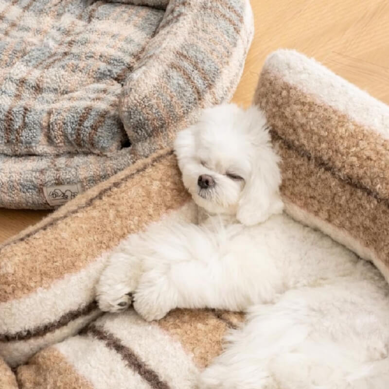 Lazy Holiday Plush Cozy Dog & Cat Sofa Bed - Image 7