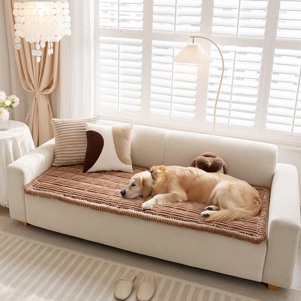 Lazy Soft Flannel Breathable Pet Mat Non-slip Couch Cover - Image 18