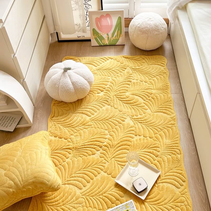 Leaf Cotton Mat Anti-scratch Protective Couch Cover - Image 13