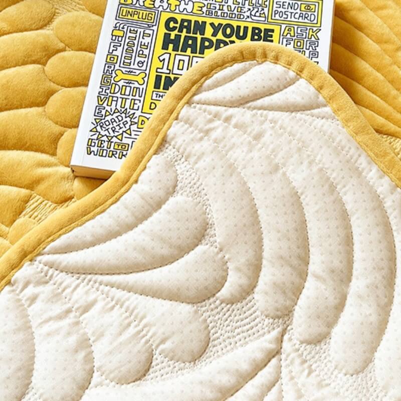 Leaf Cotton Mat Anti-scratch Protective Couch Cover - Image 5