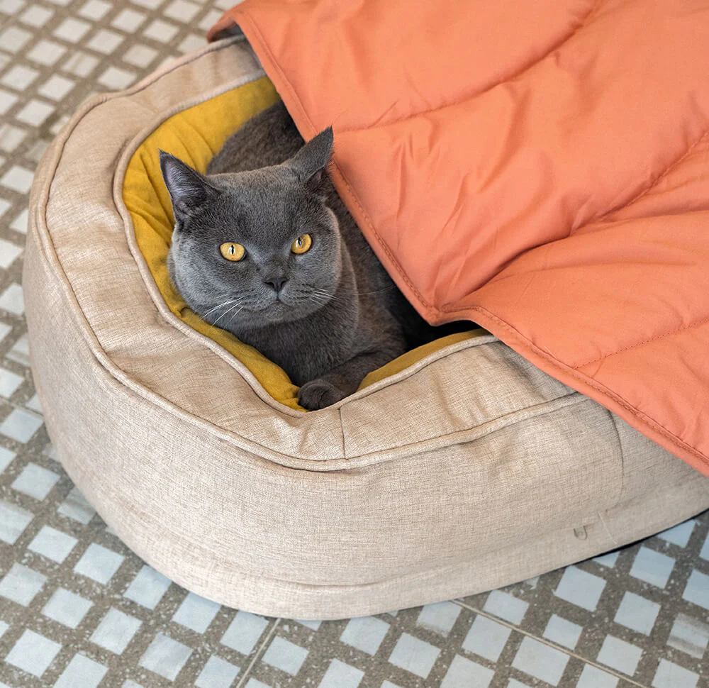 Leaf Shape Dog Blanket With Donut Dog Bed Luxury Dog Gifts - Image 13