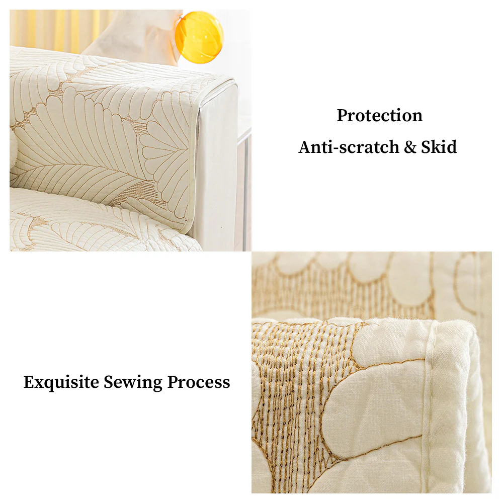 Leaf Sofa Mat Furniture Anti-scratch & Skid Protection Couch Cover - Image 4