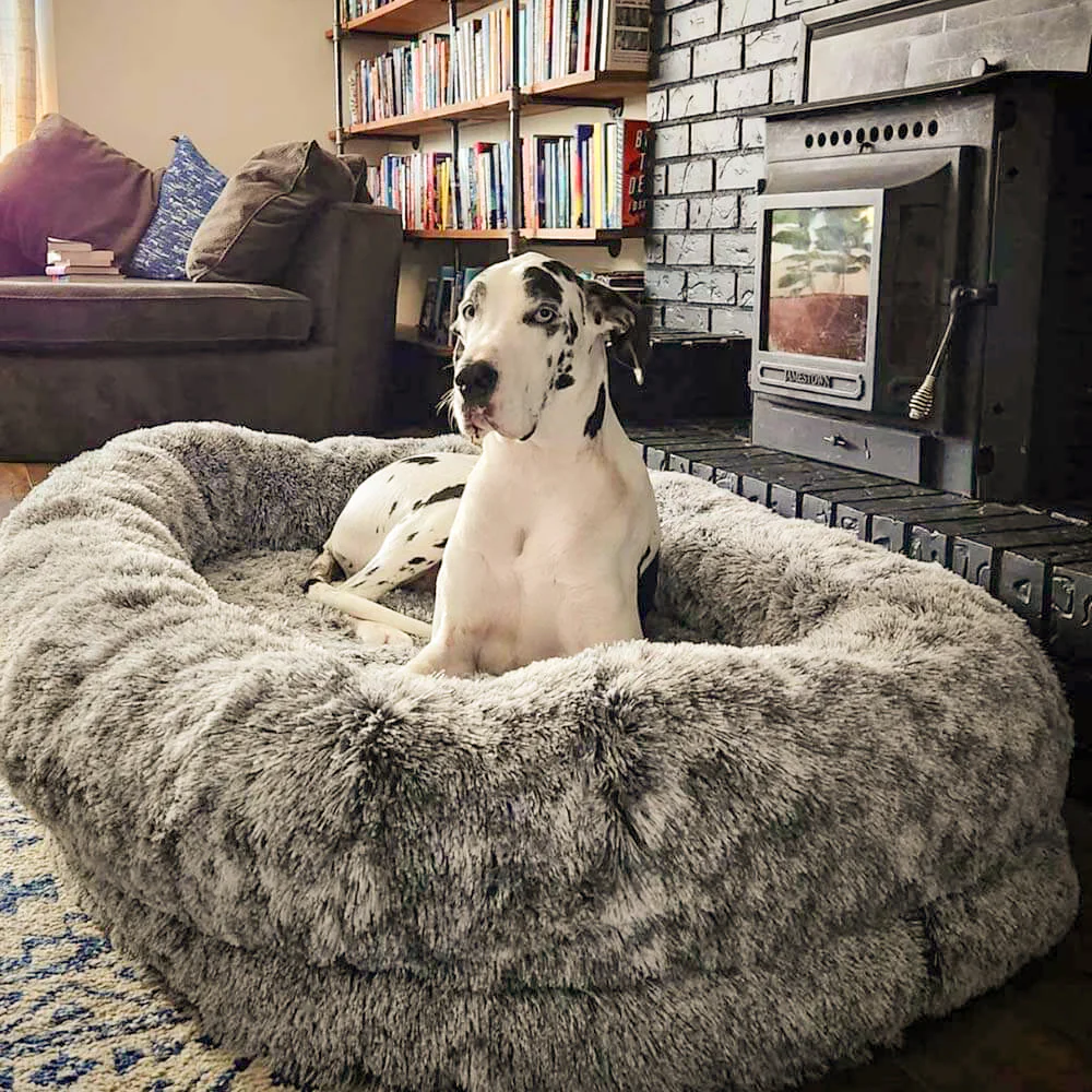 Luxury Super Large Sleep Deeper Oval Bed Human Dog Bed - Image 5