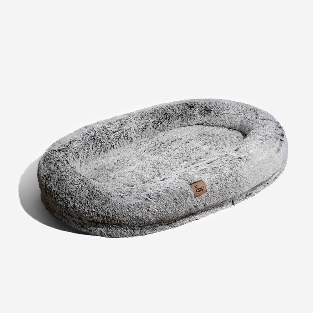 Luxury Super Large Sleep Deeper Oval Bed Human Dog Bed - Image 7