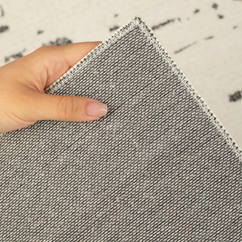 Modern Plush Faux Cashmere Area Living Room Decor Rug - Image 5