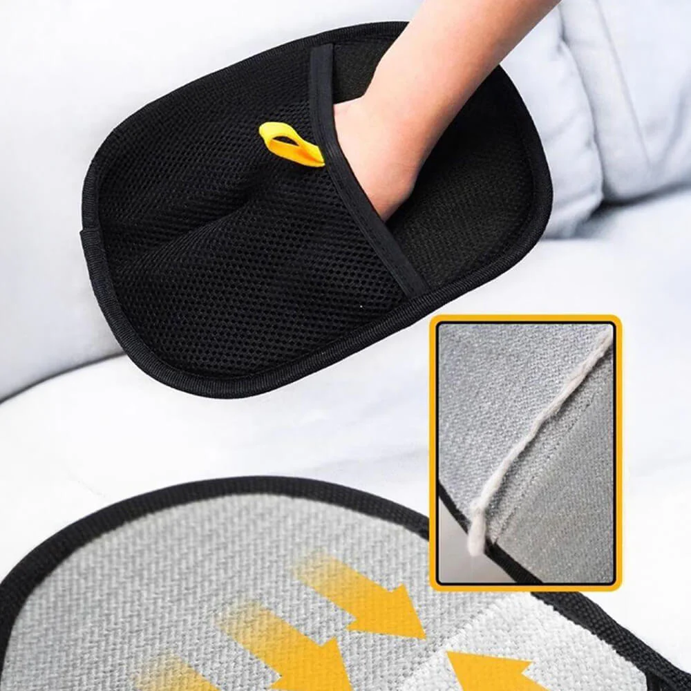 Pet Hair Removal Glove with Dual-Sided Electrostatic Bristles - Image 3