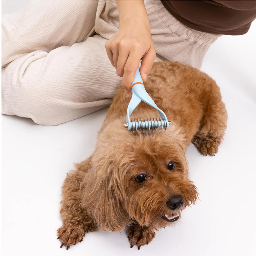 Pet Safe Dematting Comb Rake - Double Sided Blades - Image 8