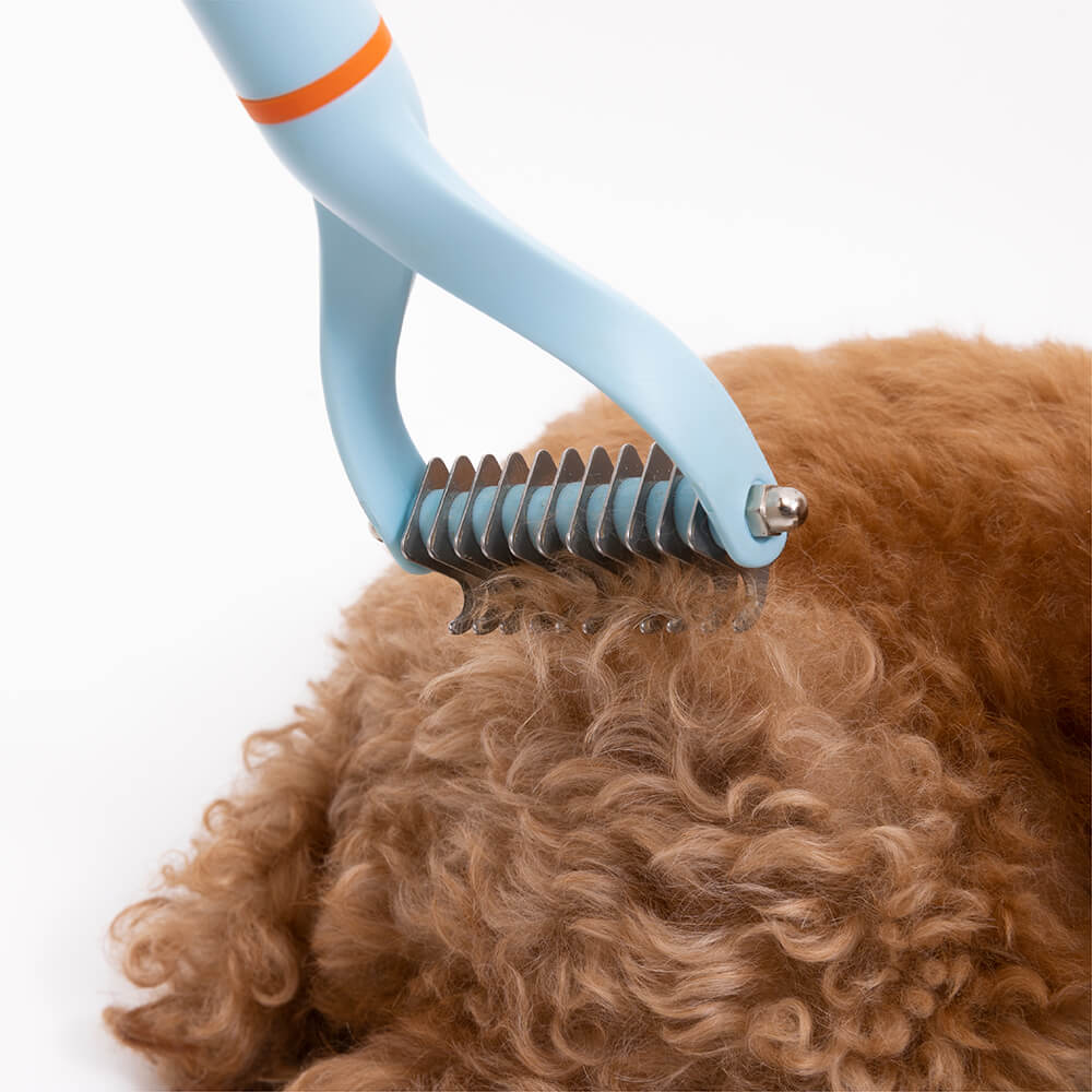 Pet Safe Dematting Comb Rake - Double Sided Blades - Image 5