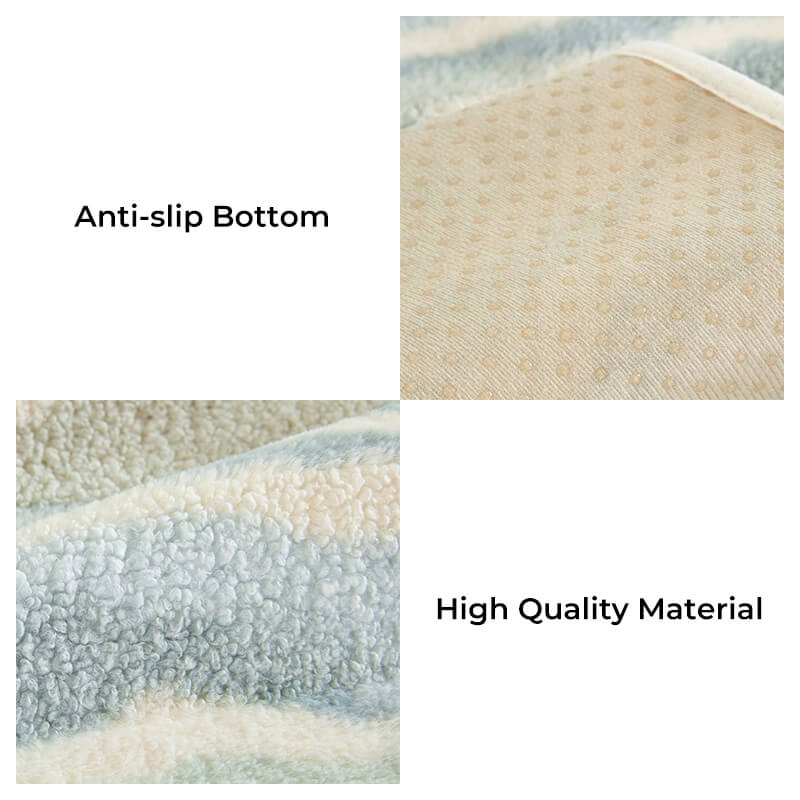 Plush Cream Comfort Furniture Protective Mat Couch Cover - Image 4