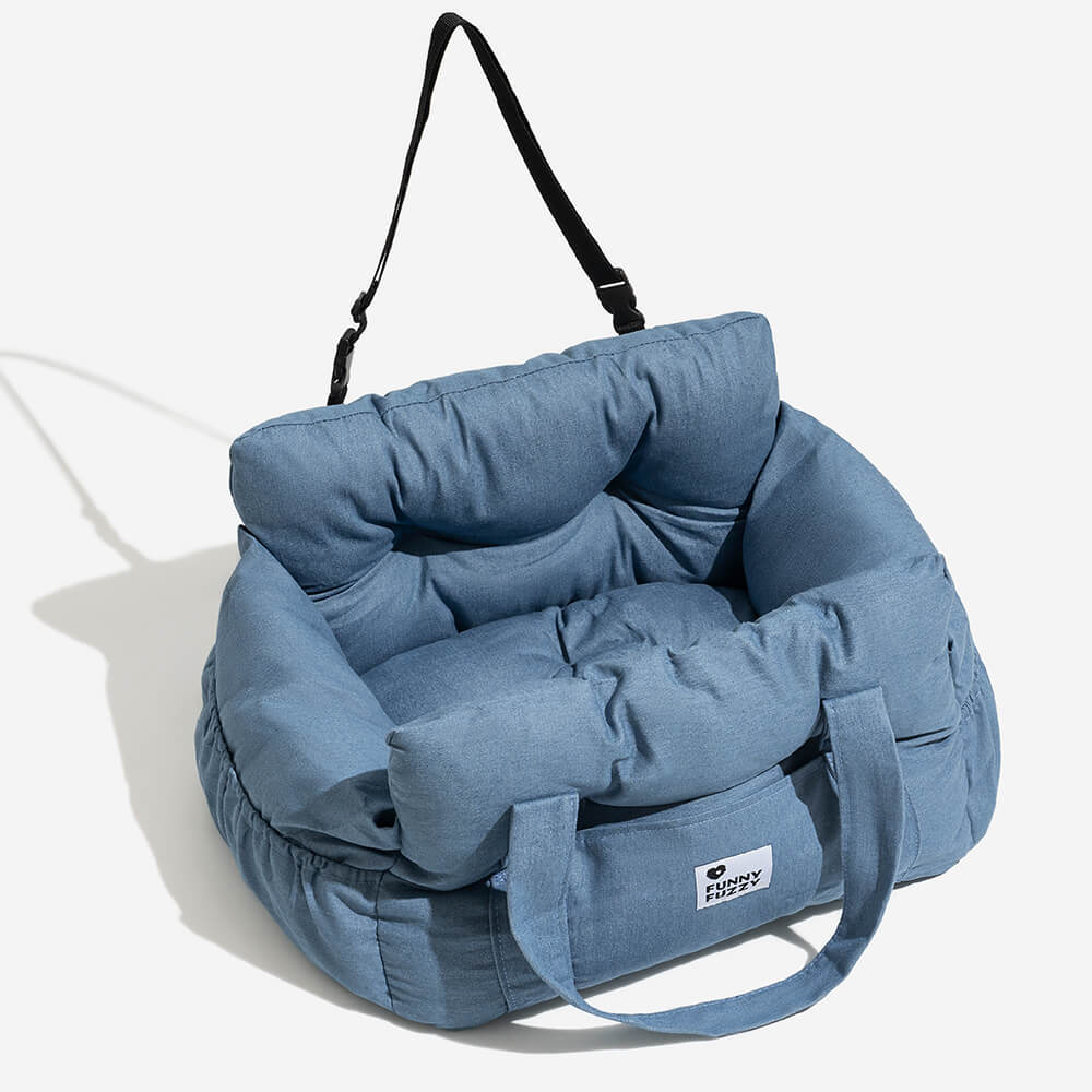 Portable Leisure Outing Pet Bolster Large Dog Car Seat Bed - Image 12