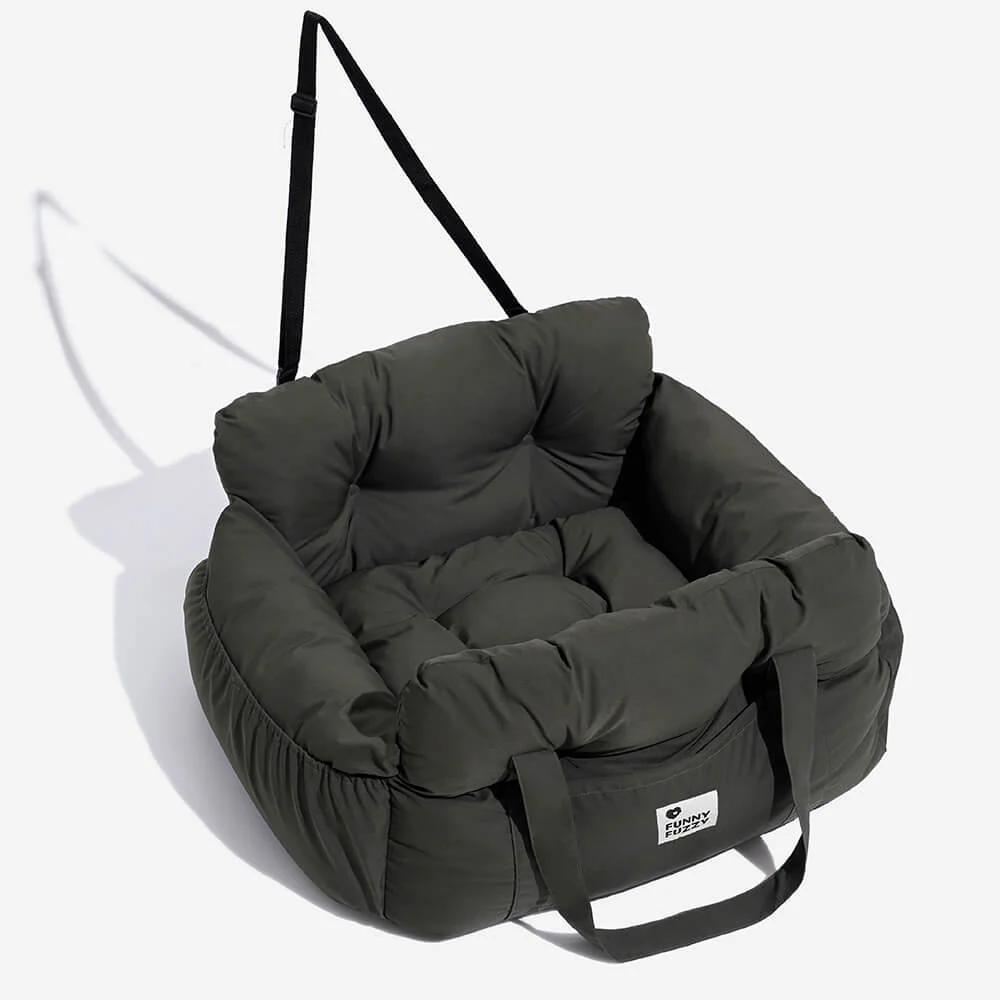 Portable Leisure Outing Pet Bolster Large Dog Car Seat Bed - Image 23