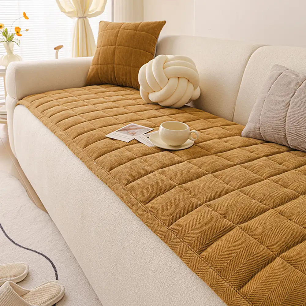 Scratch-proof All-season Stain-resistant  Couch Cover Mat - Retro - Image 10