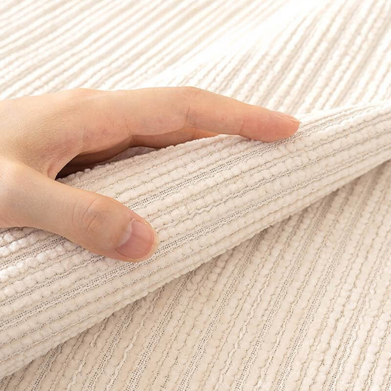 Simple Solid Color Chenille Scratch-resistant Protective Couch Cover - Image 6