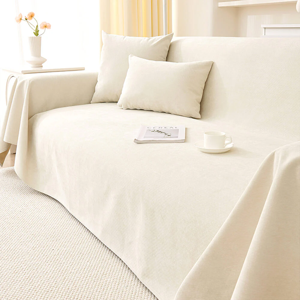 Soft and Waterproof Scratch-Resistant Non-Linting Throw Couch Cover - Image 13
