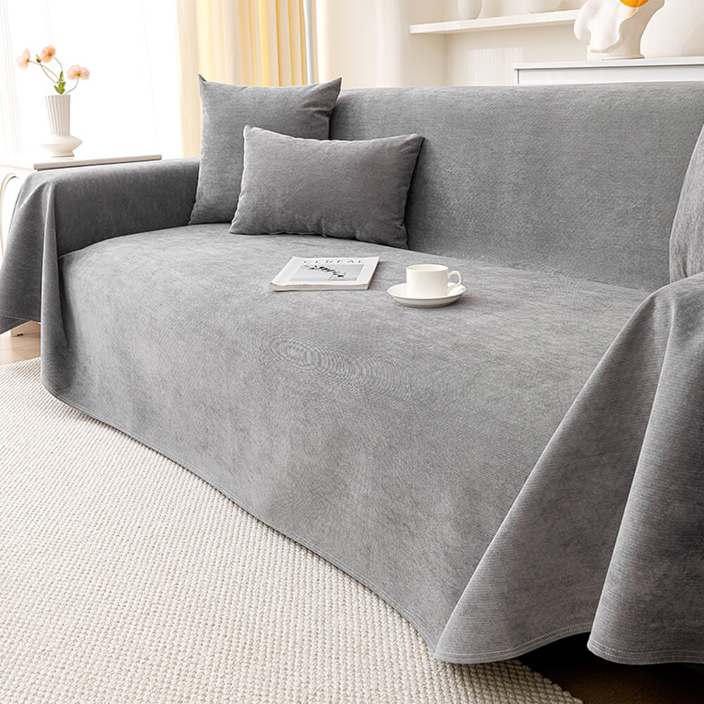 Soft and Waterproof Scratch-Resistant Non-Linting Throw Couch Cover - Image 14