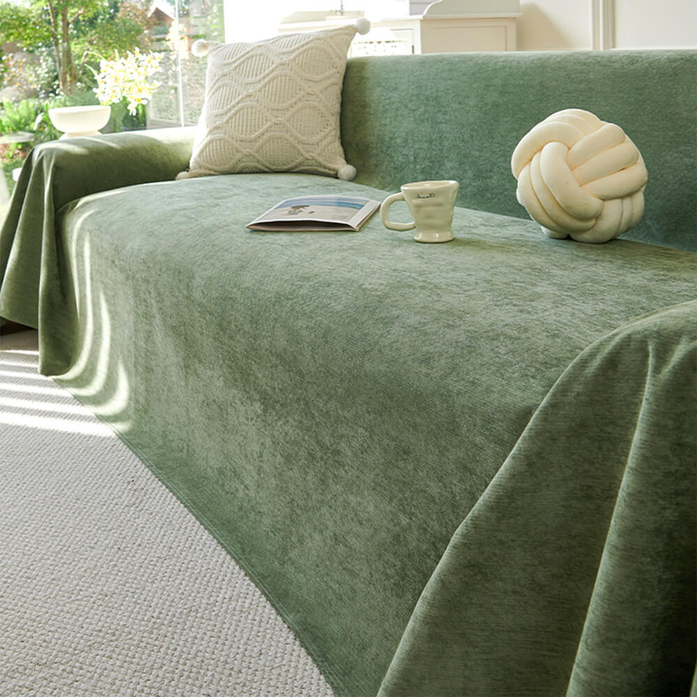 Soft and Waterproof Scratch-Resistant Non-Linting Throw Couch Cover - Image 9