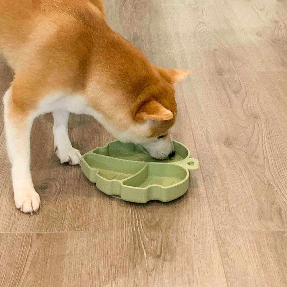 Suction Cup Pet Bowl - Leaf - Image 3