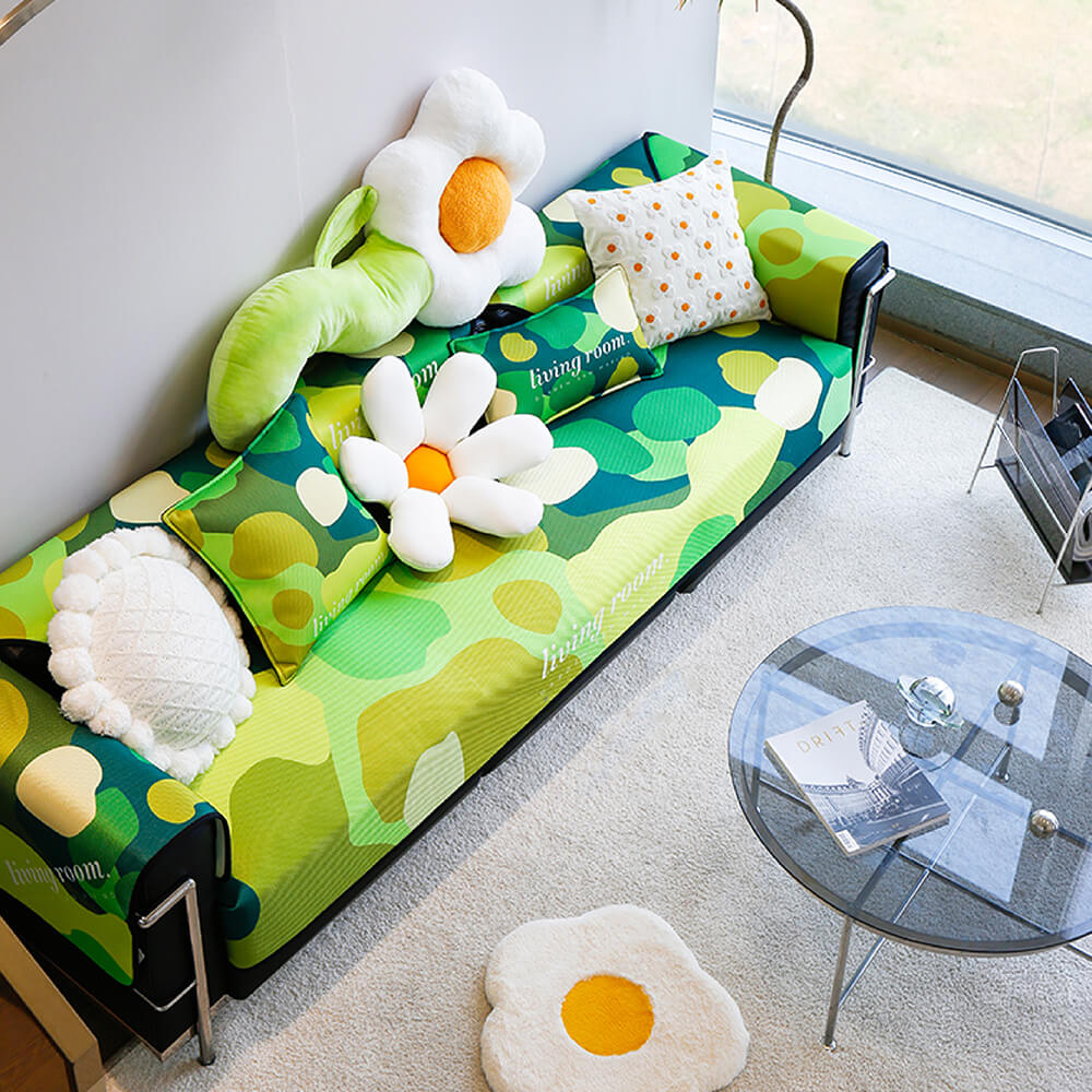 Super Soft Floral Anti-scratch Furniture Protector Couch Cover - Image 8