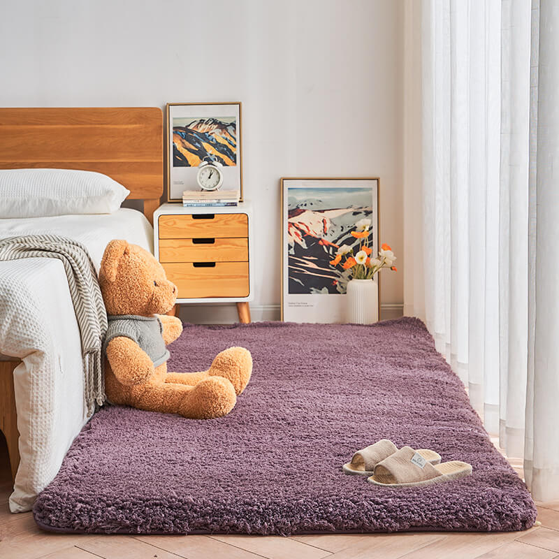 Thick Plush Bedroom Bedside Carpet - Extra Soft and Cozy Rug - Image 3