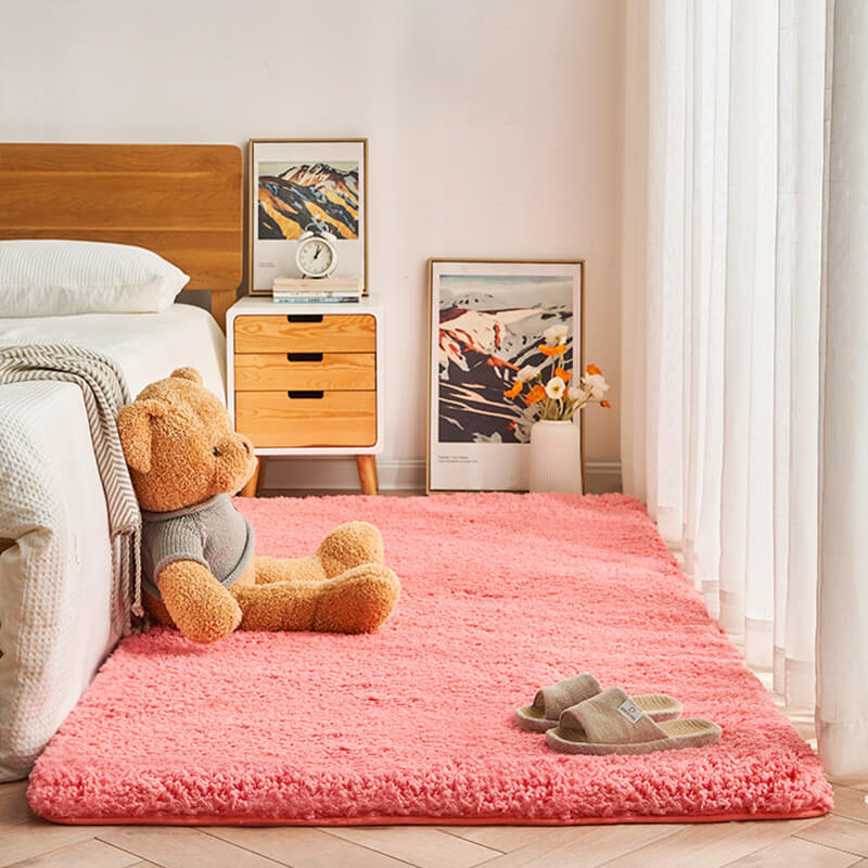 Thick Plush Bedroom Bedside Carpet - Extra Soft and Cozy Rug - Image 4