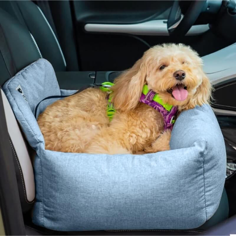 Travel Bolster Full Durable Washable Dog Car Back Seat Bed - Image 23