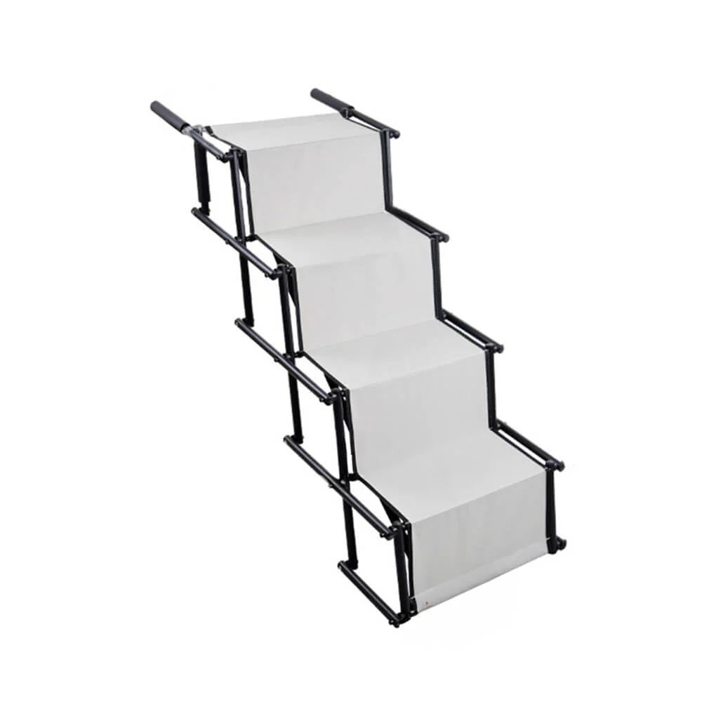 Travel Portable Foldable 4-Steps Non-Slip Dog Car Stairs - Image 8