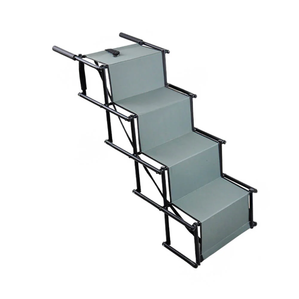 Travel Portable Foldable 4-Steps Non-Slip Dog Car Stairs - Image 9