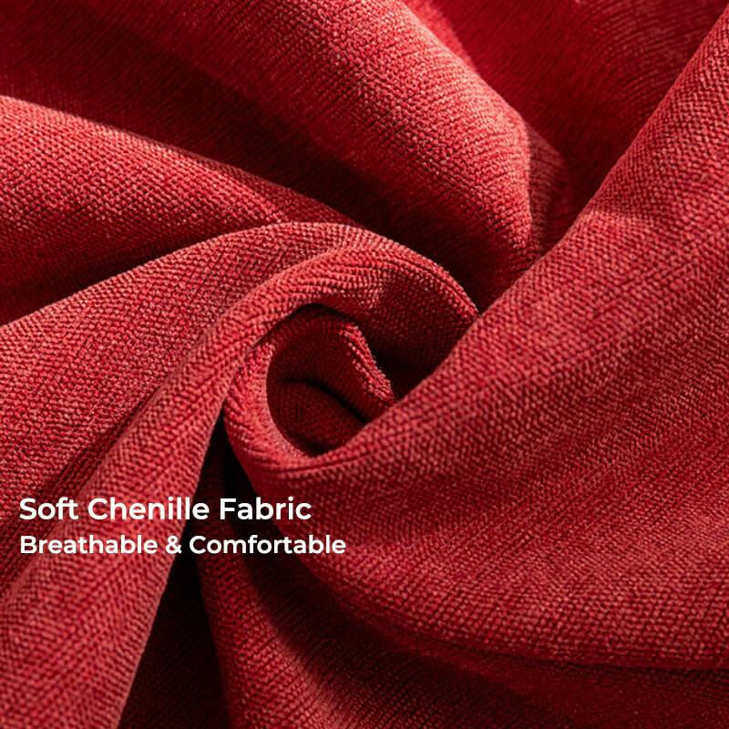 Vermilion Comfortable Chenille Sofa Protective Couch Cover - Image 5