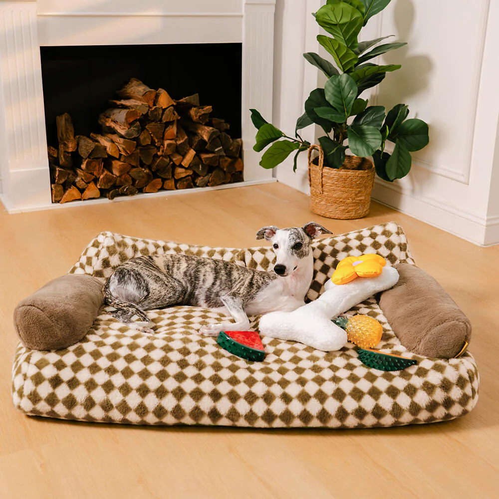 Vintage Leisure Diamond Dog & Cat Sofa Bed - Image 27