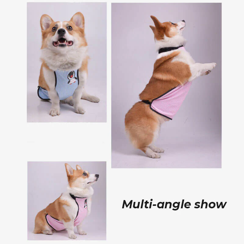Waterproof Plaid Pet Slobber Bib Dog Belly Cover - Image 3