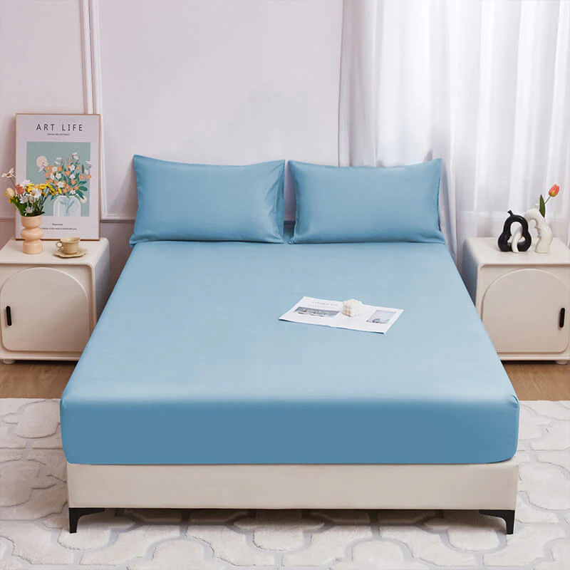 Waterproof Skin-friendly Comfortable Fitted Sheet Set - Image 11